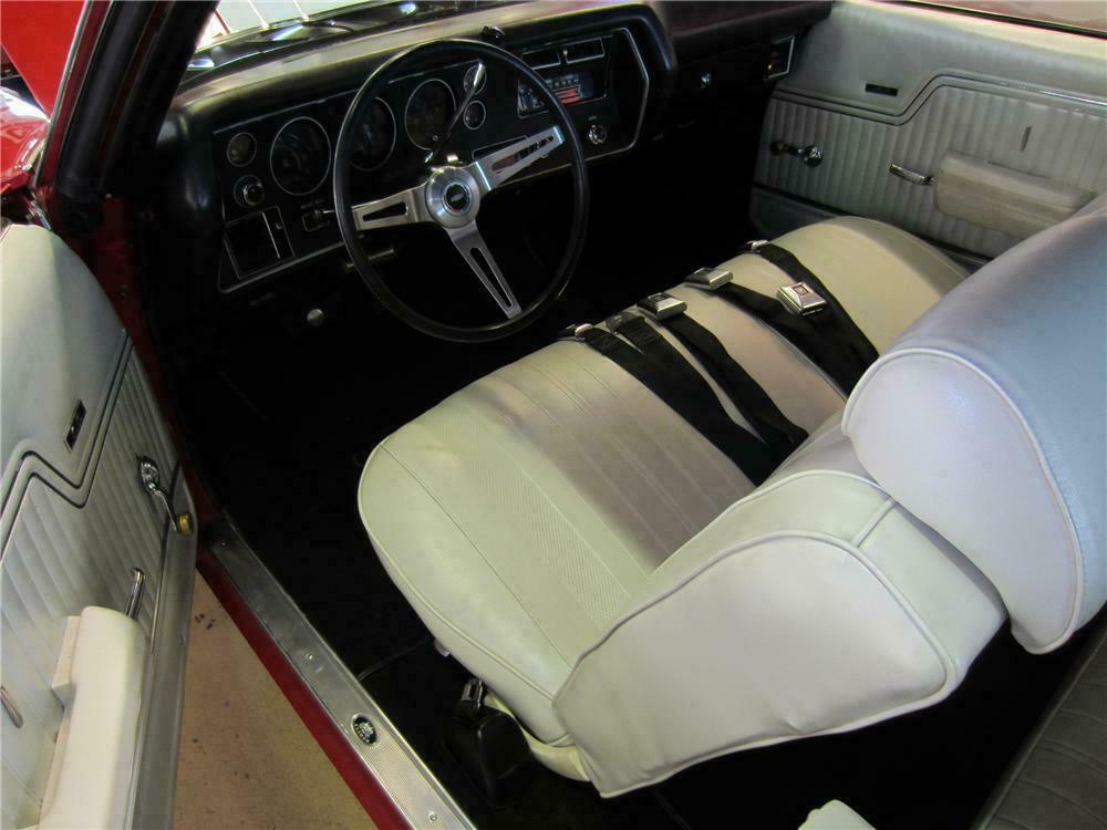 1970 CHEVROLET CHEVELLE SS 396 2 DOOR HARDTOP - Interior - 133205