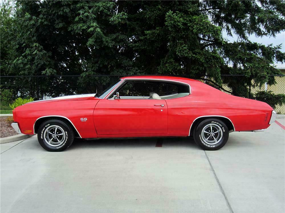 1970 CHEVROLET CHEVELLE SS 396 2 DOOR HARDTOP - Side Profile - 133205