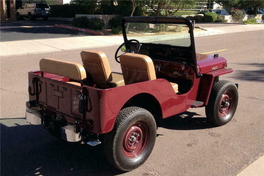 1952 WILLYS CJ3A  - Rear 3/4 - 137614