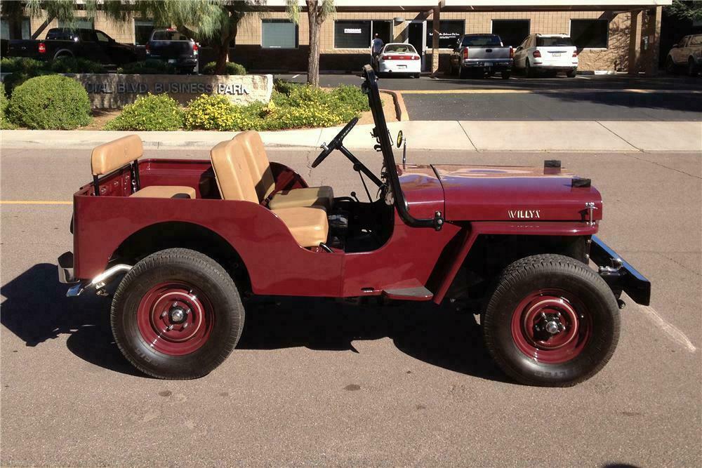 1952 WILLYS CJ3A  - Side Profile - 137614
