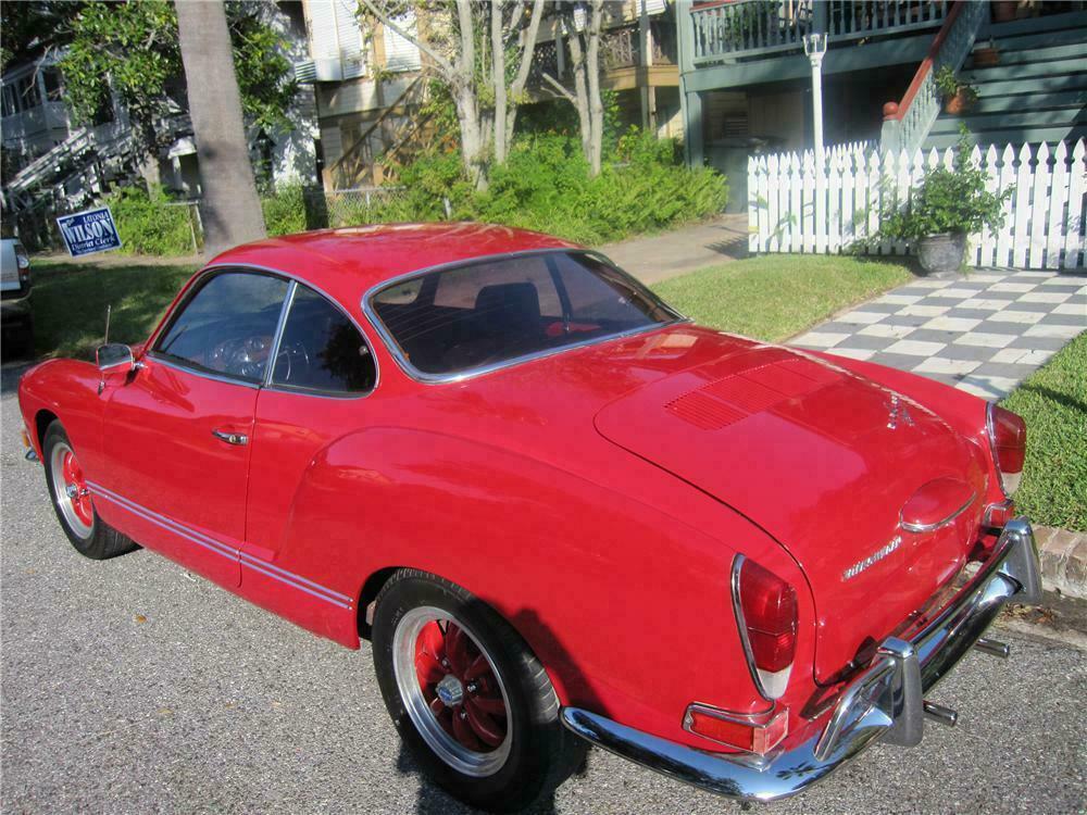 1971 VOLKSWAGEN KARMANN GHIA 2 DOOR COUPE - Rear 3/4 - 137627