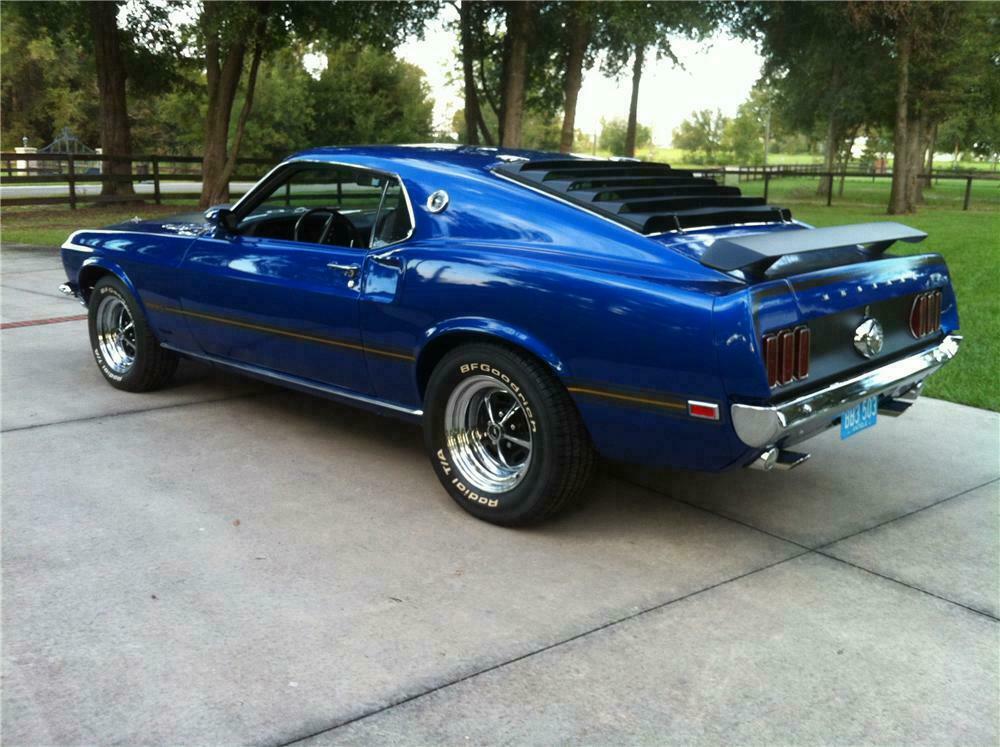 1969 FORD MUSTANG MACH 1 428 SCJ FASTBACK - Rear 3/4 - 137640