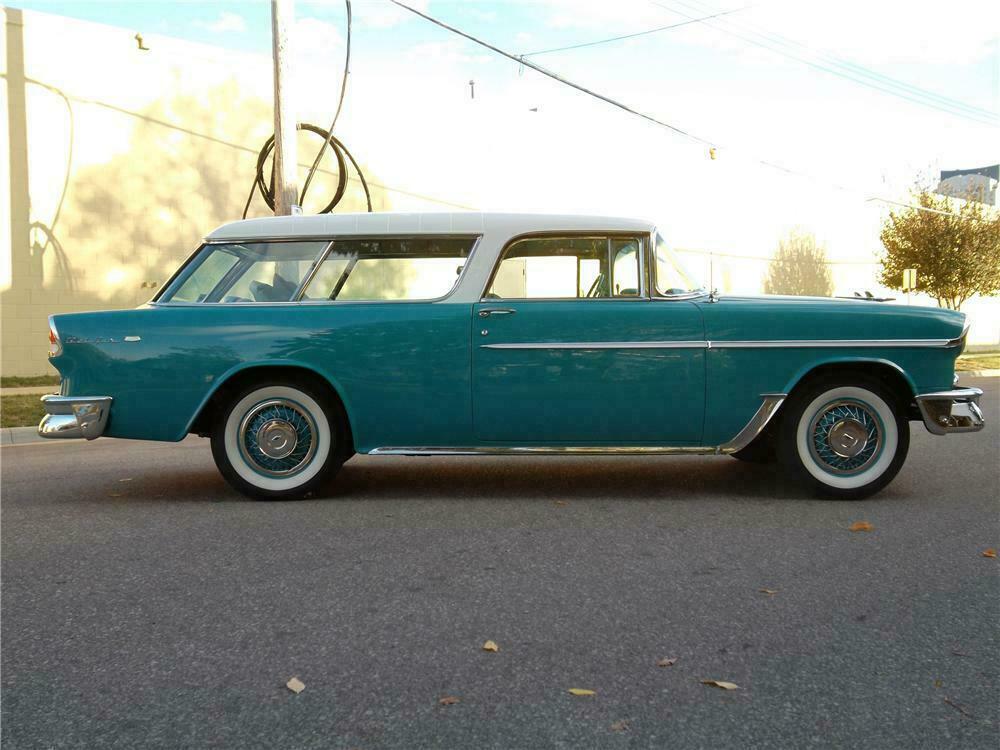 1955 CHEVROLET NOMAD WAGON - Side Profile - 137660