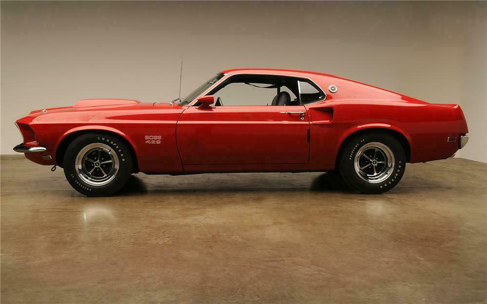 1969 FORD MUSTANG BOSS 429 FASTBACK - Side Profile - 137860