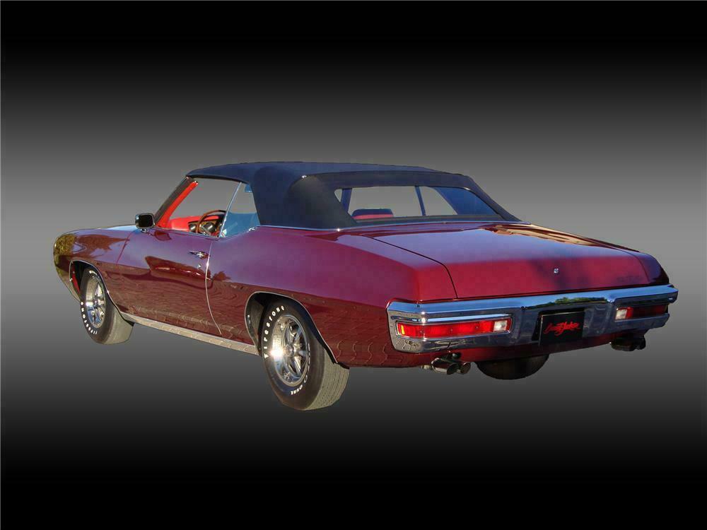 1970 PONTIAC GTO CONVERTIBLE - Rear 3/4 - 137996