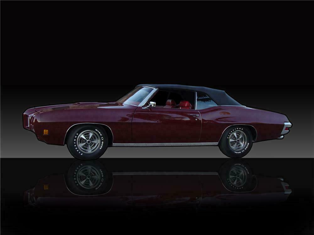 1970 PONTIAC GTO CONVERTIBLE - Side Profile - 137996
