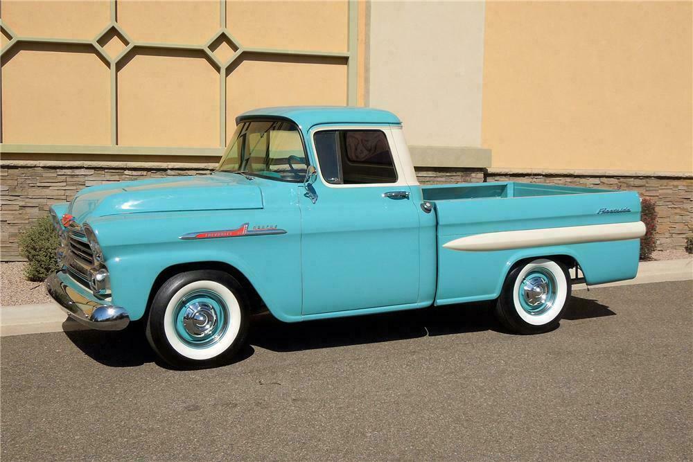 1958 CHEVROLET APACHE PICKUP - Side Profile - 138129