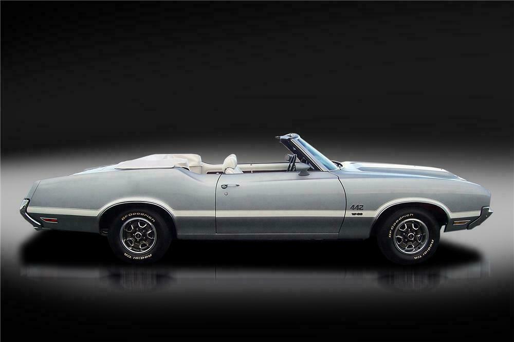 1971 OLDSMOBILE 442 W30 CONVERTIBLE - Side Profile - 138305