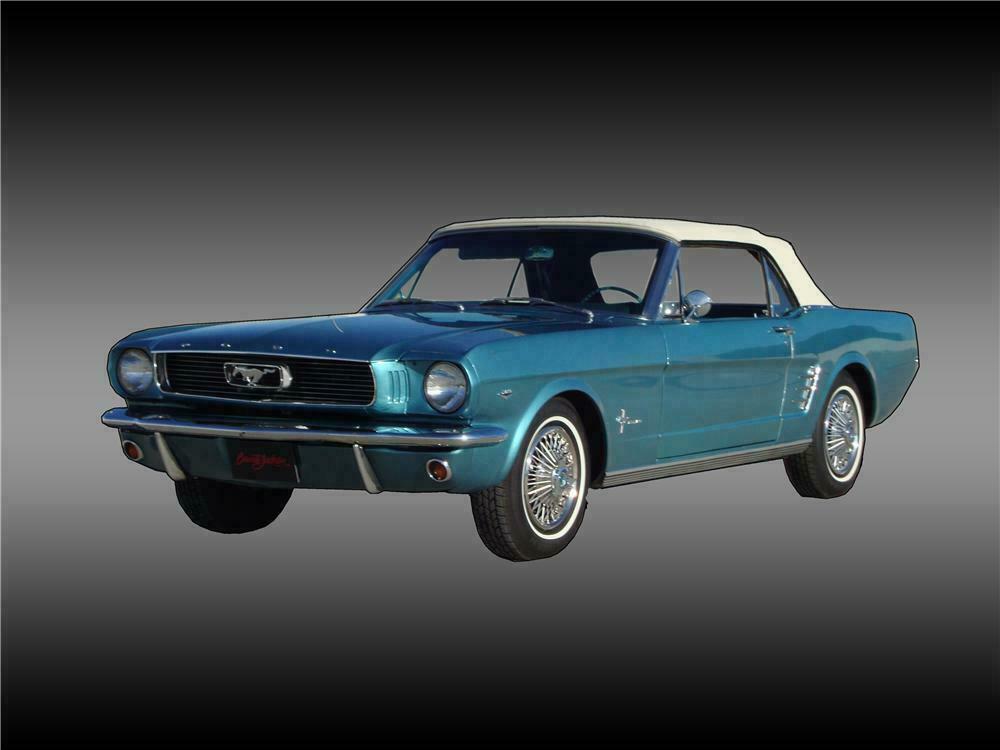 1966 FORD MUSTANG CONVERTIBLE - Front 3/4 - 138346