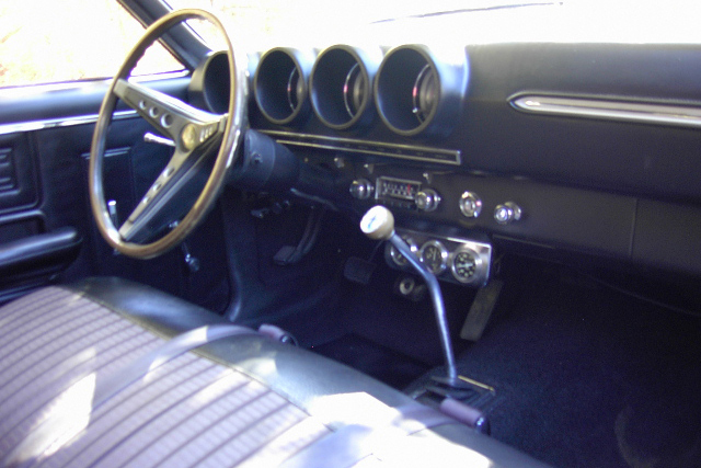 1969 FORD FAIRLANE COBRA 2 DOOR HARDTOP - Interior - 138350