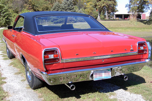 1969 FORD FAIRLANE COBRA 2 DOOR HARDTOP - Rear 3/4 - 138350