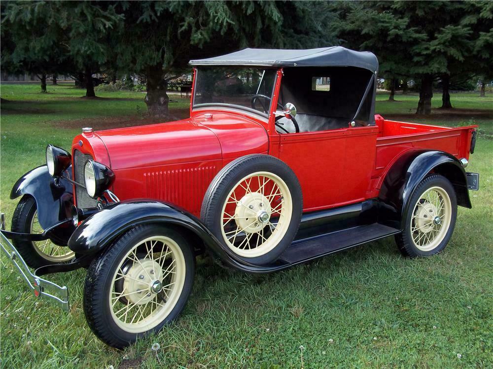 1928 FORD ROADSTER PICKUP - Side Profile - 138390