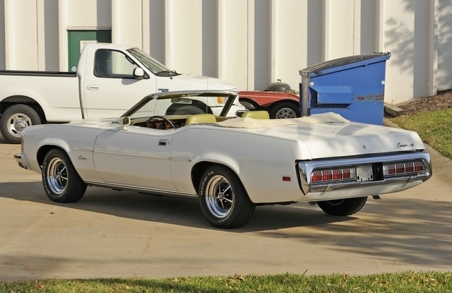 1973 MERCURY COUGAR XR7 CONVERTIBLE - Rear 3/4 - 138426