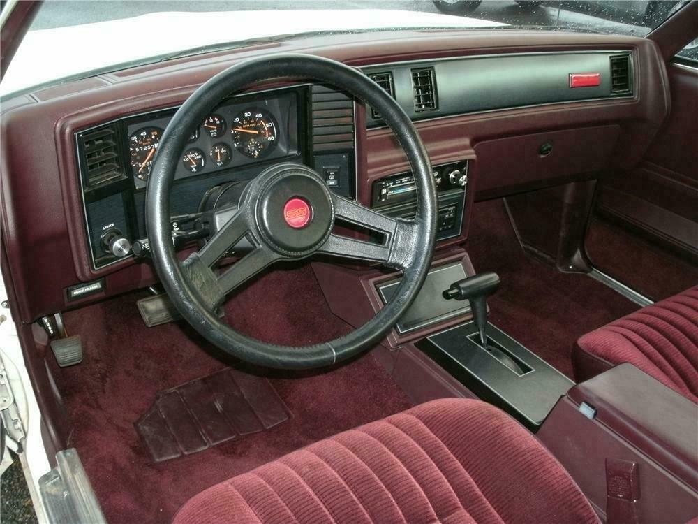 1985 Chevrolet Monte Carlo Ss 2 Door Hardtop