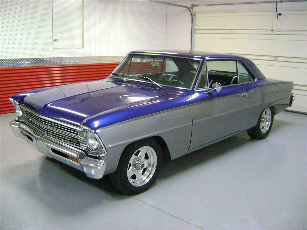 1967 CHEVROLET NOVA SS CUSTOM 2 DOOR COUPE - Side Profile - 139015