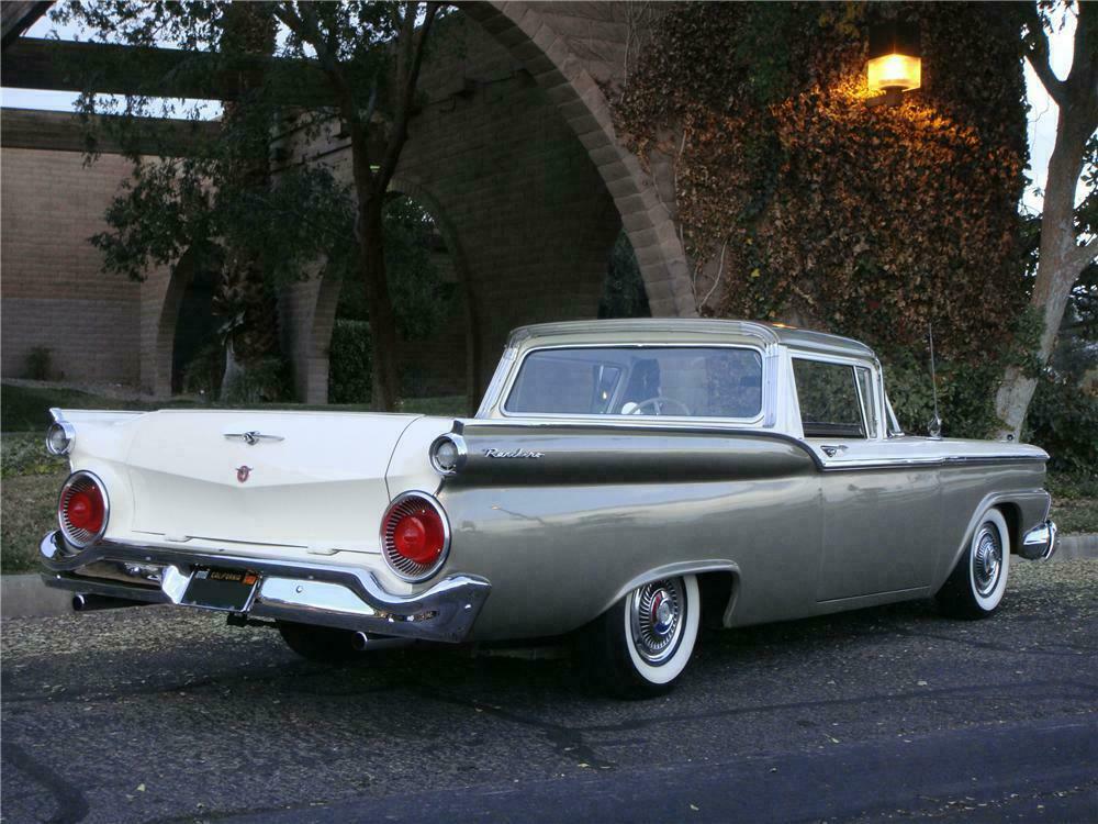 1959 FORD RANCHERO CUSTOM PICKUP - Rear 3/4 - 139036