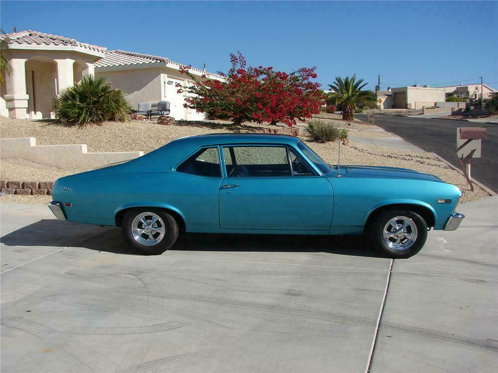 1968 CHEVROLET NOVA 2 DOOR - Side Profile - 139052