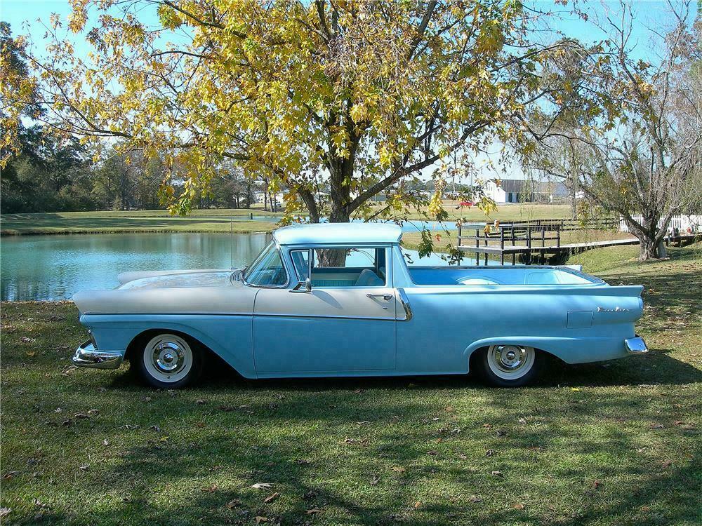 1958 FORD RANCHERO PICKUP - Side Profile - 139164