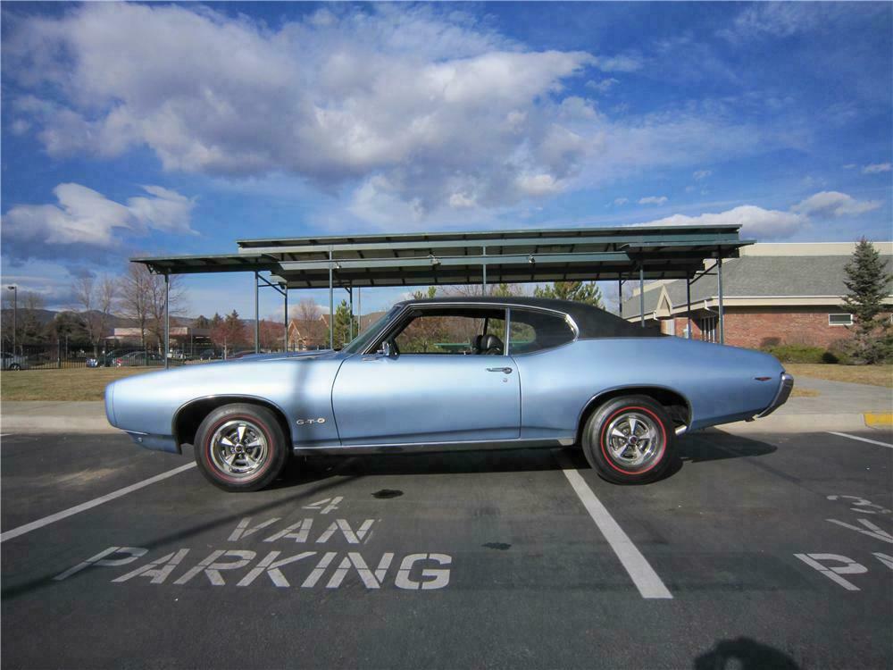 1969 PONTIAC GTO 2 DOOR COUPE - Side Profile - 139173