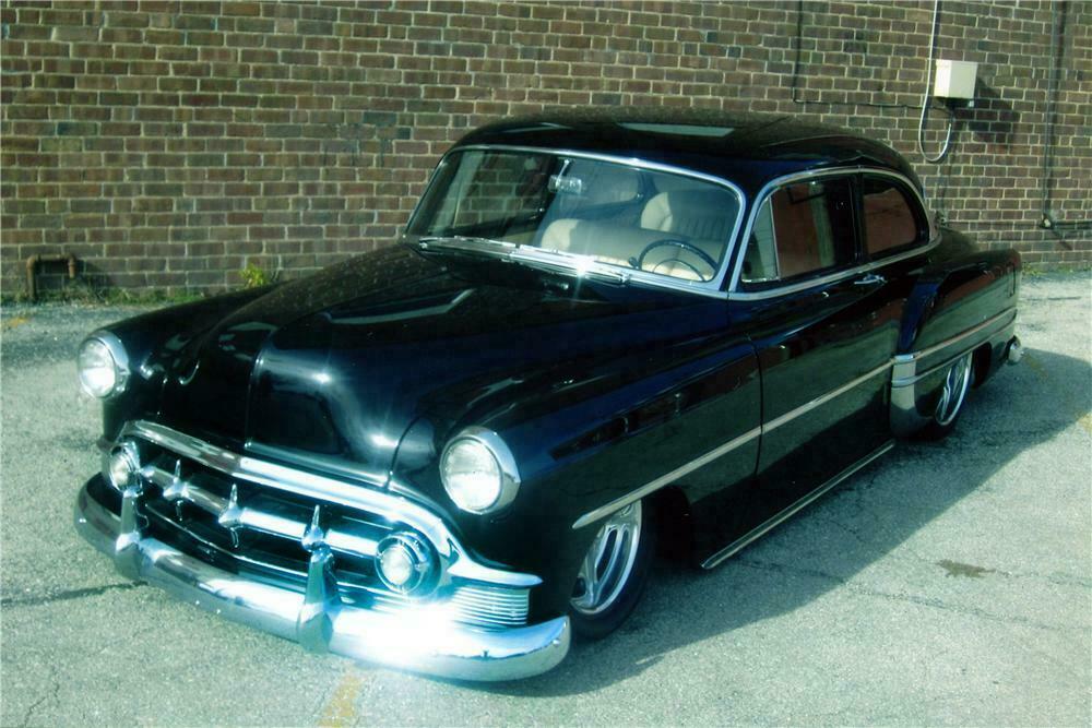 1953 CHEVROLET BEL AIR CUSTOM 2 DOOR POST - Front 3/4 - 139296