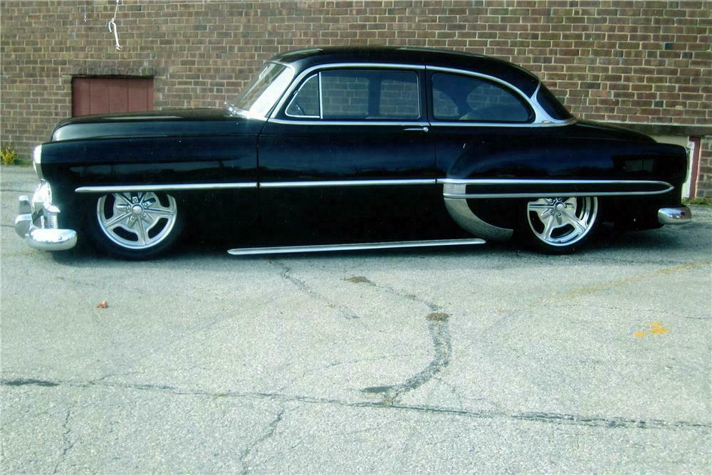 1953 CHEVROLET BEL AIR CUSTOM 2 DOOR POST - Side Profile - 139296
