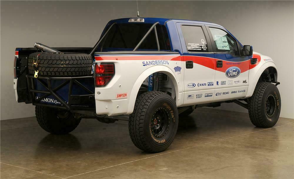 2012 Ford Raptor Custom 2012 FORD F-150 SVT RAPTOR CUSTOM PICKUP - Rear 3/4 - 139317