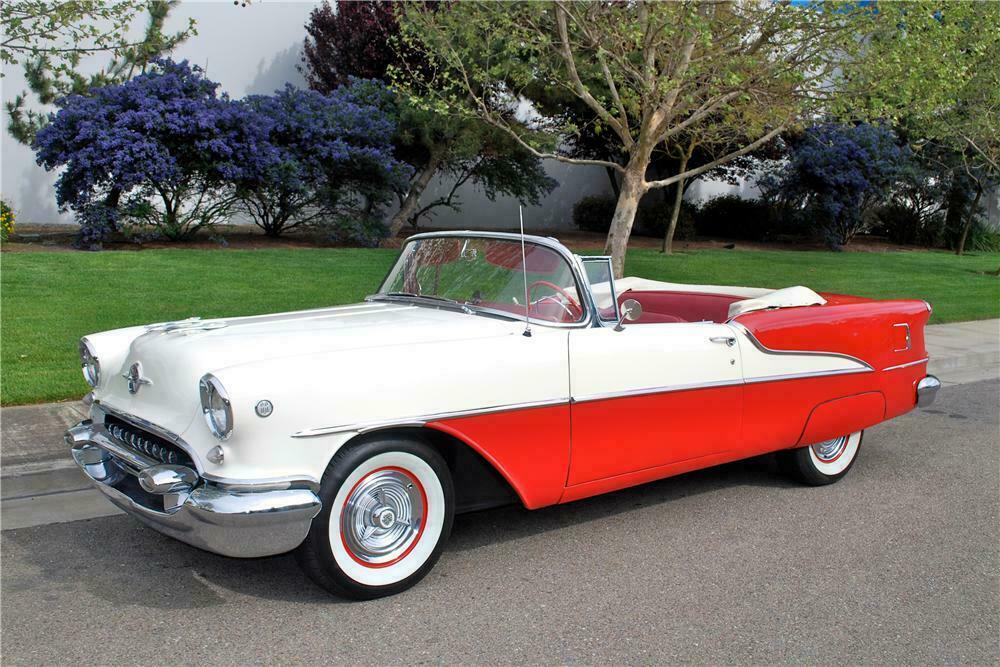 1955 OLDSMOBILE 88 CONVERTIBLE - Front 3/4 - 139382