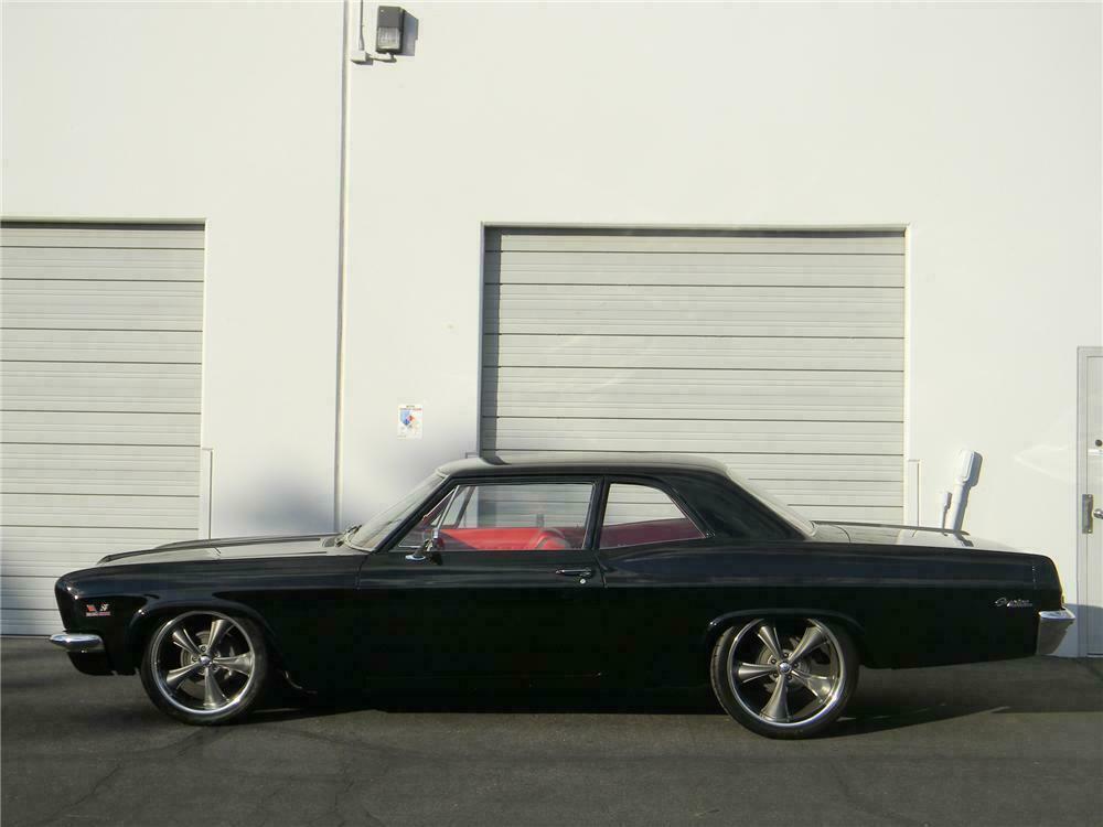 1966 CHEVROLET BISCAYNE CUSTOM 2 DOOR SEDAN - Side Profile - 139487