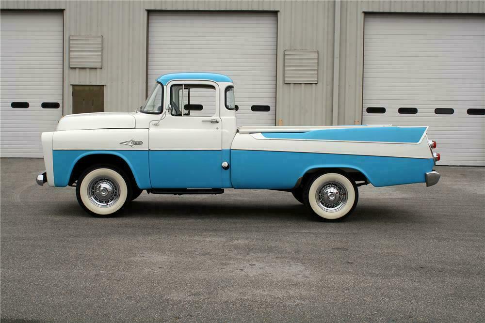 1957 DODGE D-100 SWEPTSIDE PICKUP - Side Profile - 151375