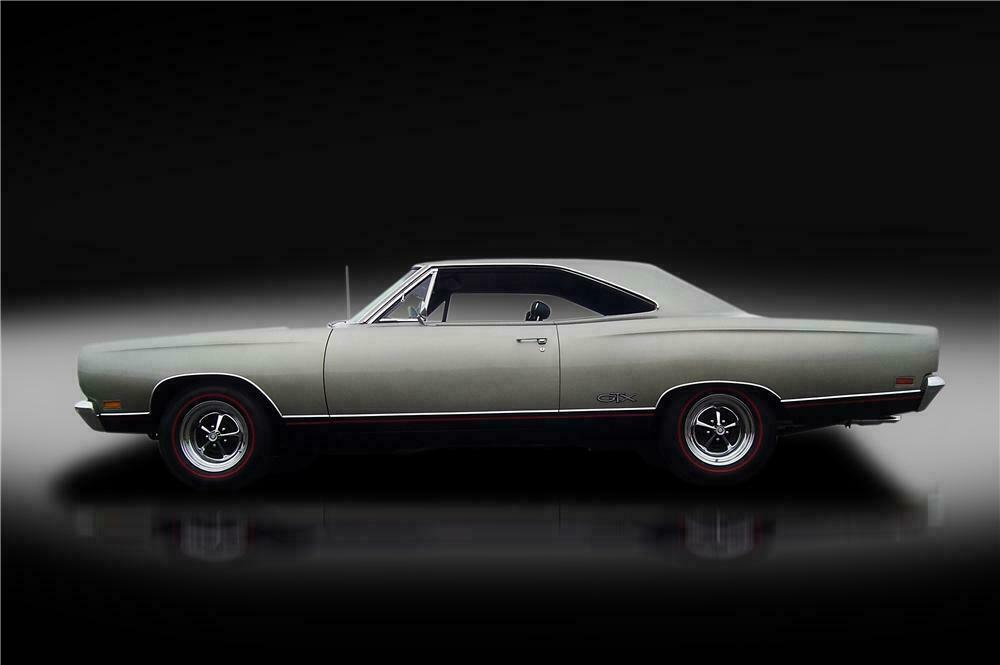 1969 PLYMOUTH GTX 2 DOOR HARDTOP - Side Profile - 151633