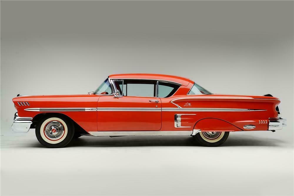1958 CHEVROLET IMPALA 2 DOOR HARDTOP - Side Profile - 151874