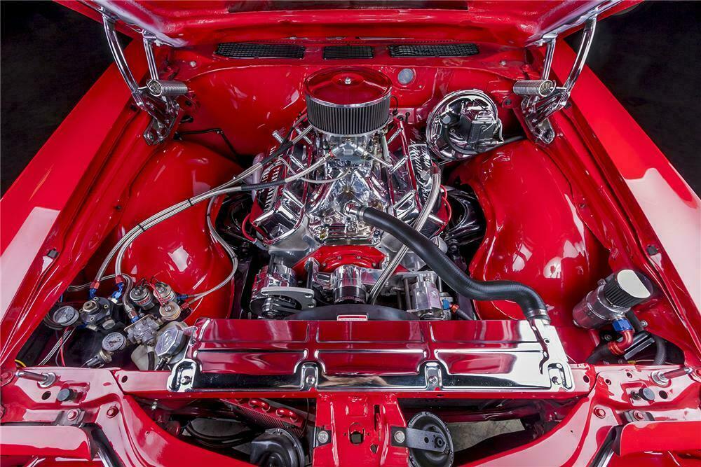 1972 CHEVROLET CHEVELLE MALIBU CUSTOM 2 DOOR COUPE - Engine - 154093
