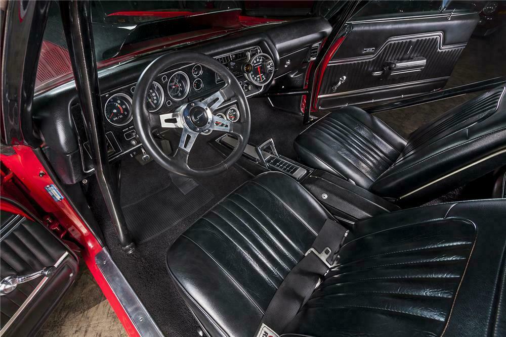 1972 CHEVROLET CHEVELLE MALIBU CUSTOM 2 DOOR COUPE - Interior - 154093