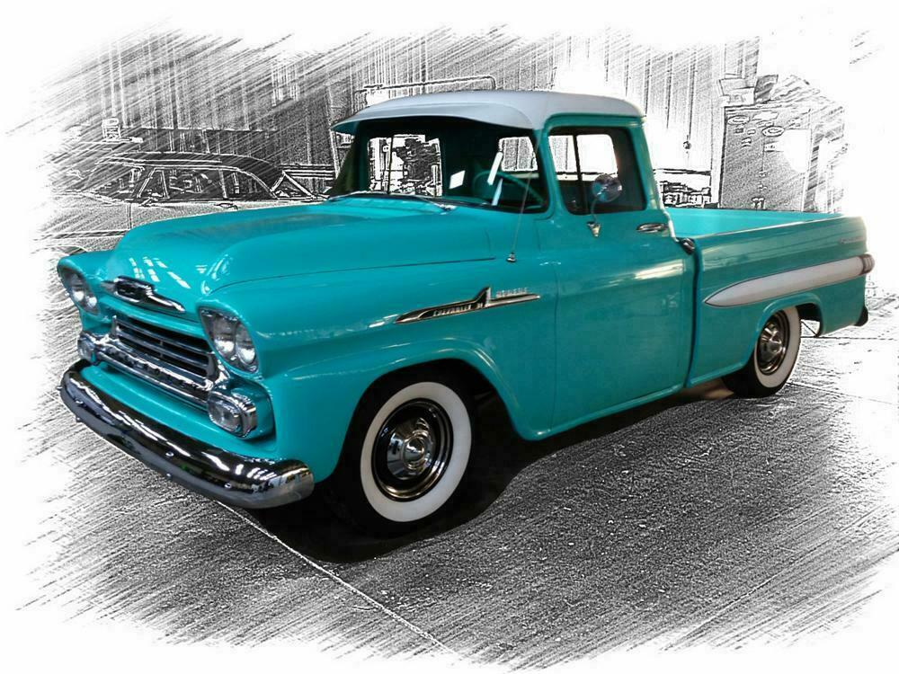 1958 CHEVROLET APACHE PICKUP - Front 3/4 - 154247