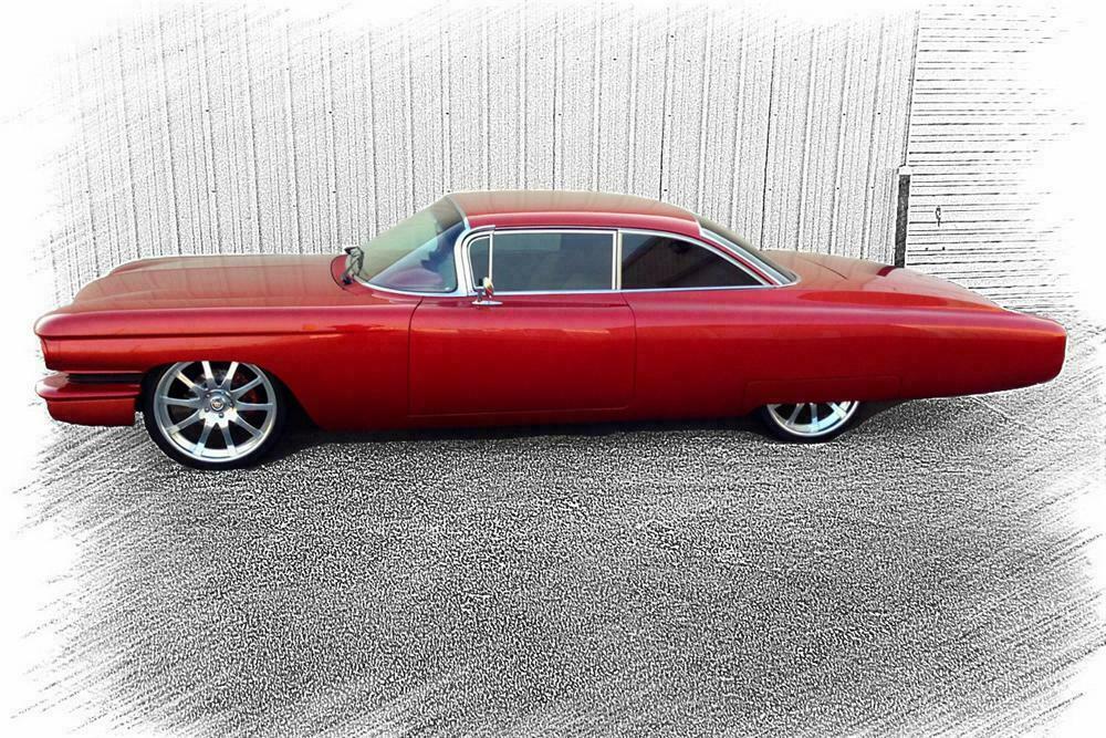 1960 CADILLAC SERIES 62 CUSTOM 2 DOOR COUPE - Side Profile - 154249