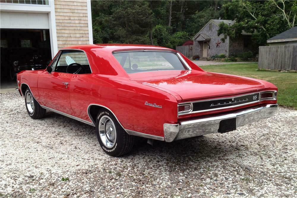 1966 CHEVROLET CHEVELLE 2 DOOR HARDTOP - Rear 3/4 - 154810