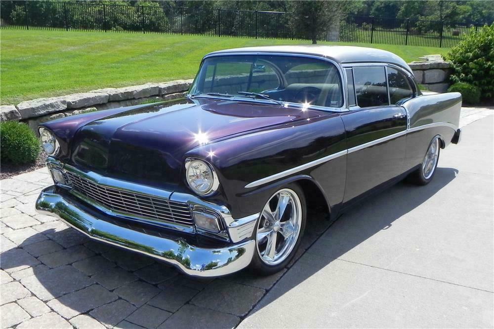 1956 CHEVROLET 210 CUSTOM 2 DOOR COUPE - Front 3/4 - 157310