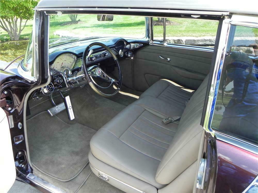 1955-1956 Bel Air 210 150 steering wheel CLASSIC BOWTIE CLASSIC 13 1/2" BLACK 