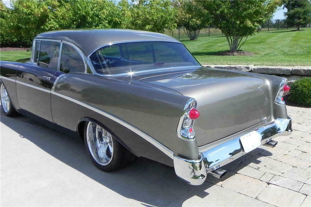 1956 CHEVROLET 210 CUSTOM 2 DOOR COUPE - Rear 3/4 - 157310