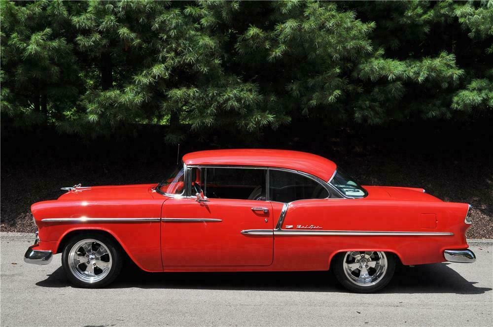 1955 CHEVROLET BEL AIR COUPE - Side Profile - 157364