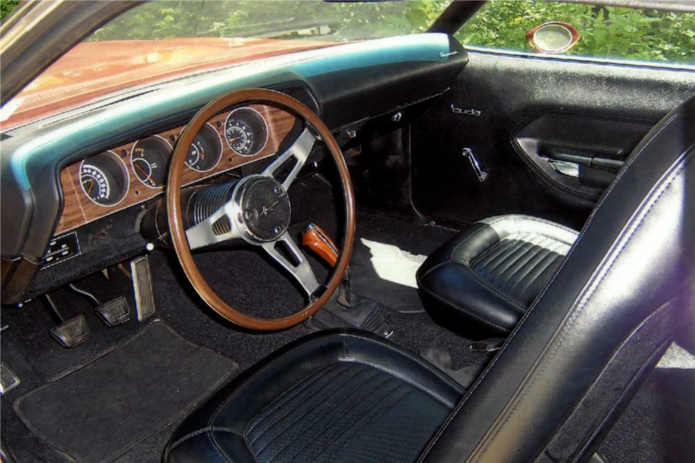 1970 PLYMOUTH CUDA 2 DOOR HARDTOP - Interior - 157534