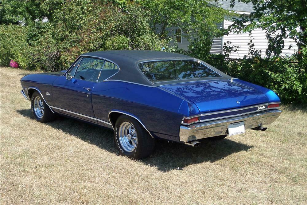 1968 CHEVROLET CHEVELLE 2 DOOR HARDTOP - Rear 3/4 - 157620
