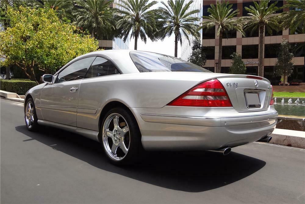 2001 MERCEDES-BENZ CL55 AMG 2 DOOR COUPE - Rear 3/4 - 157641