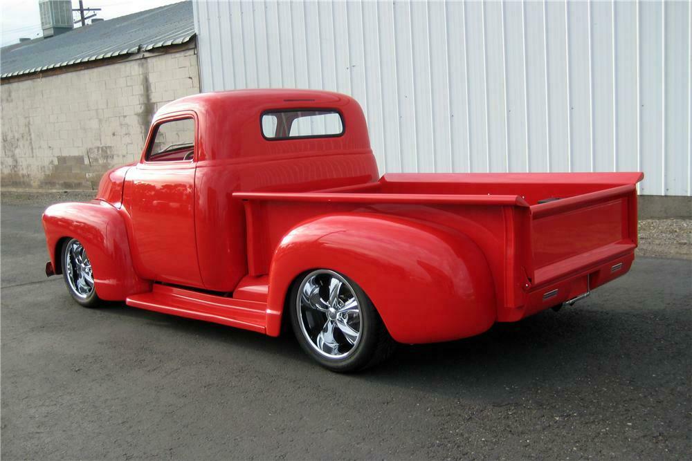 1950 CHEVROLET 3100 CUSTOM PICKUP - Rear 3/4 - 157648