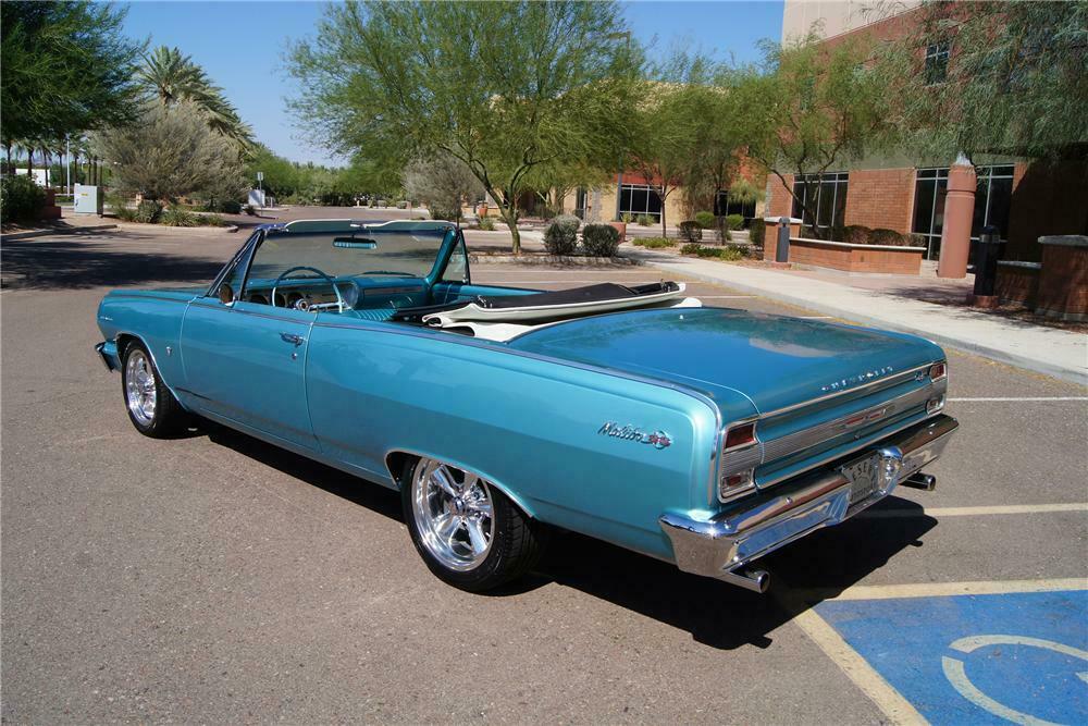 1964 CHEVROLET CHEVELLE MALIBU SS CONVERTIBLE - Rear 3/4 - 157652