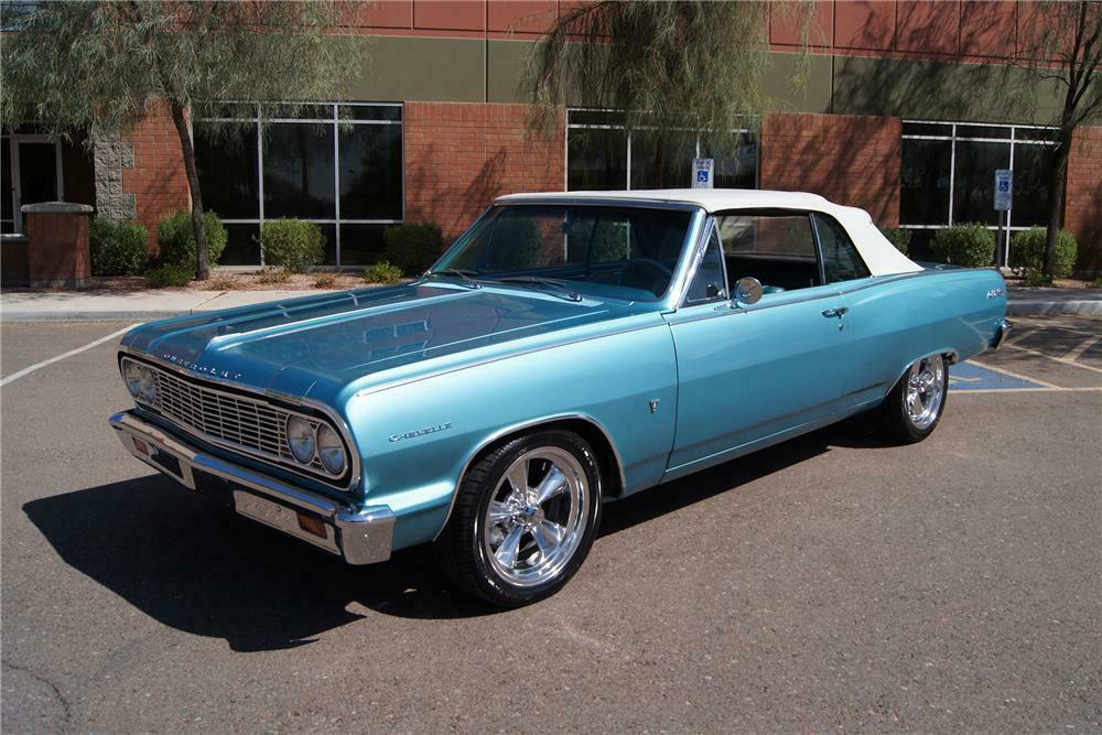 1964 CHEVROLET CHEVELLE MALIBU SS CONVERTIBLE - Side Profile - 157652