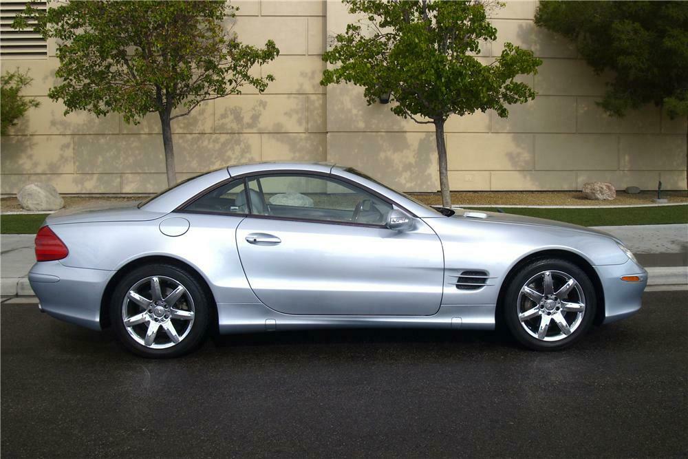 2003 MERCEDES-BENZ SL500 CONVERTIBLE - Side Profile - 158291