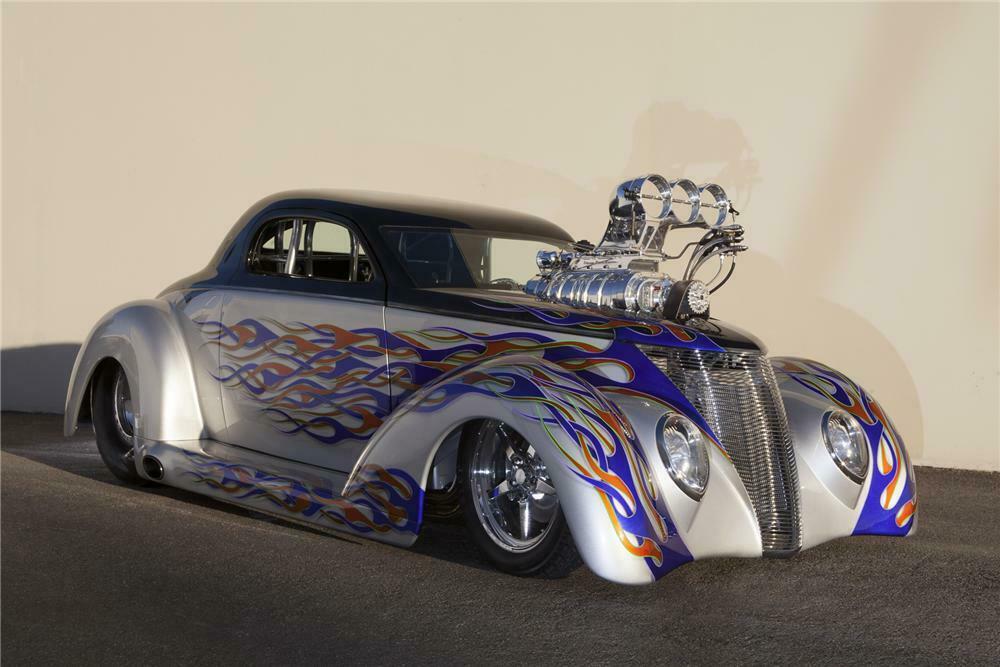 1937 FORD CUSTOM DRAG CAR - Front 3/4 - 160965