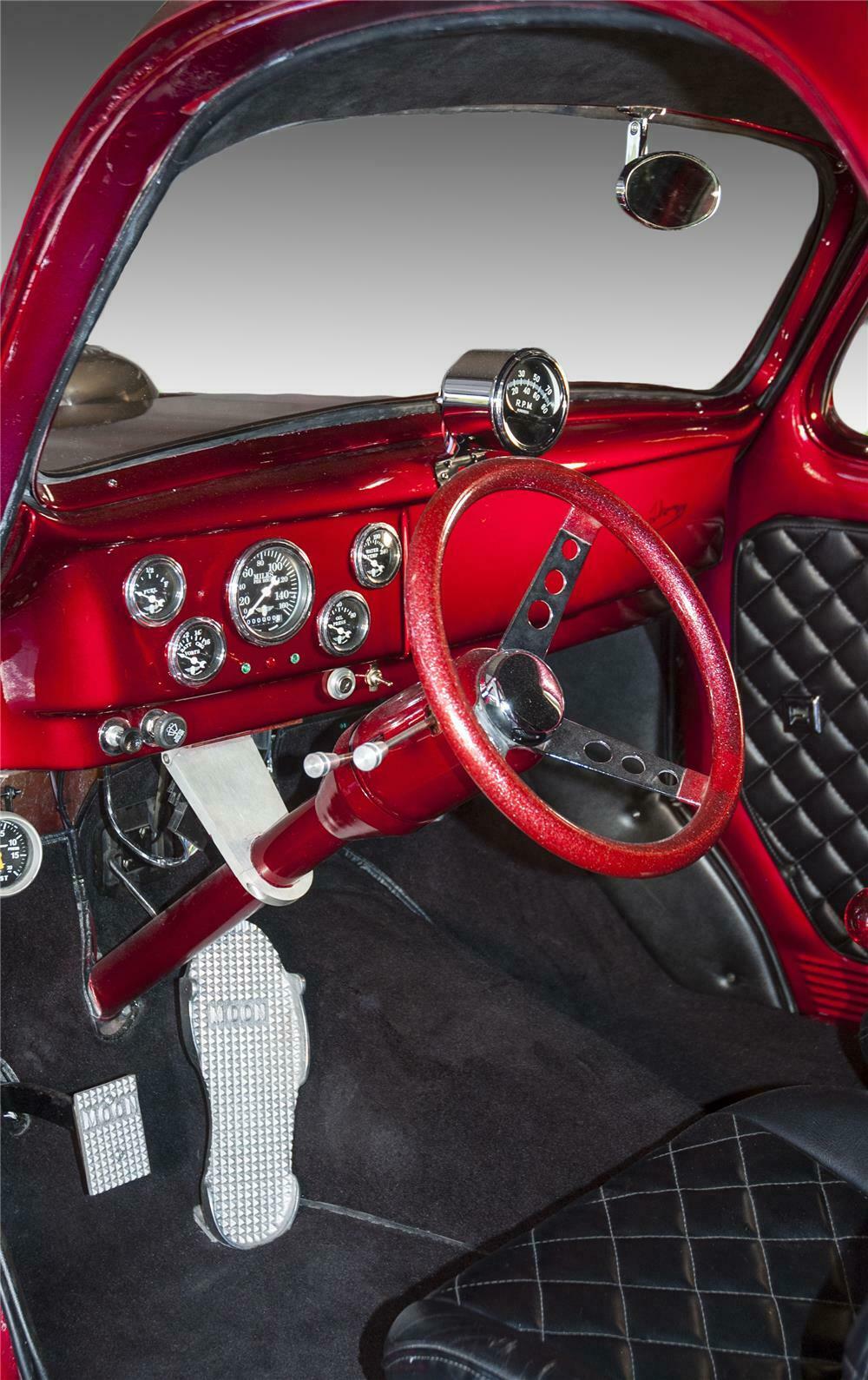 1941 WILLYS AMERICAR CUSTOM 2 DOOR COUPE - Interior - 160989