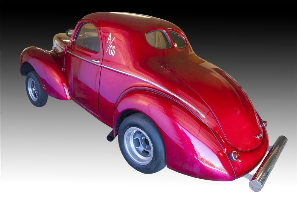 1941 WILLYS AMERICAR CUSTOM 2 DOOR COUPE - Rear 3/4 - 160989